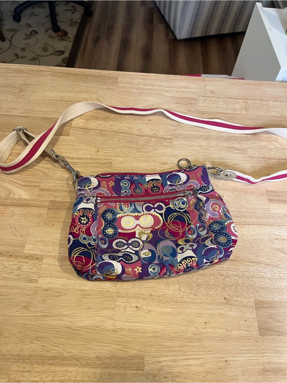 Coach Poppy Graffiti multicolor crossbody bag vintage Y2K